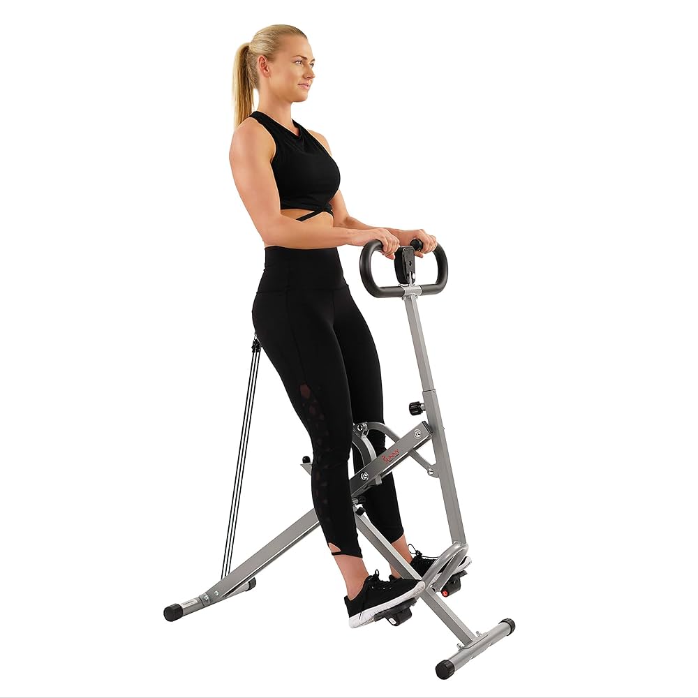 Amazon.com : Sunny Health & Fitness Squat Assist Row-N-Ride